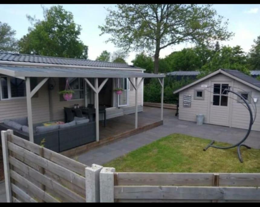 Chalet Te Huur Op *****Camping Terspegelt 4 Personen Eersel Dış mekan fotoğraf